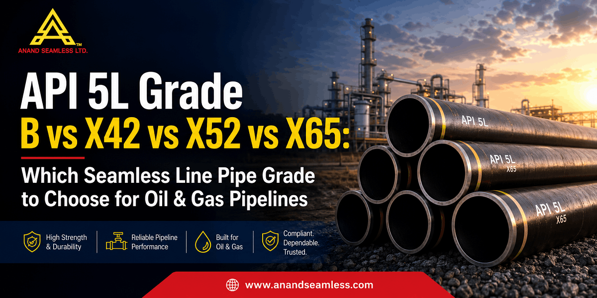 API 5L Grade B vs X42 vs X52 vs X65 Which Seamless Line Pipe Grade to Choose for Oil & Gas Pipelines